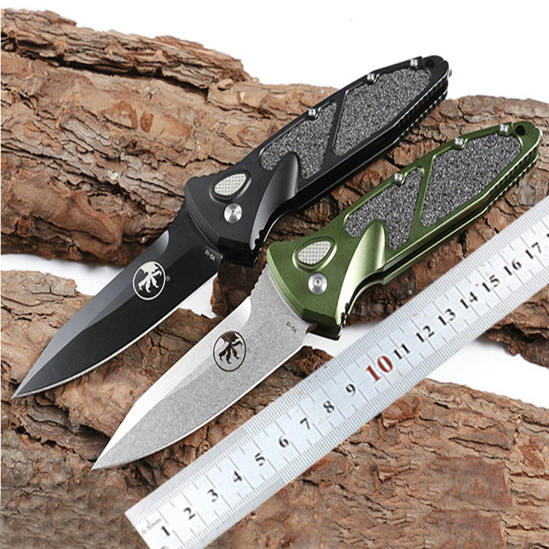 Microtech Automatic Knives Pocket Knife Push Buttom VG10 Stainless Steel Titanium Handle Outdoor survival knife
Microtech Automatic Knives Pocket Knife Push Buttom VG10 Stainless Steel Titanium Handle Outdoor survival knife