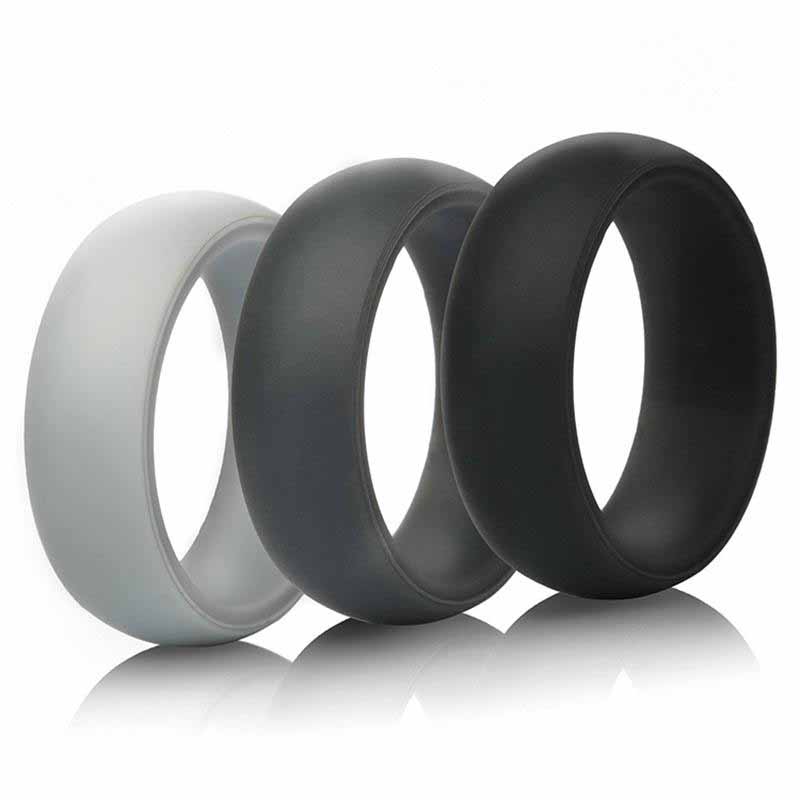 3Pcs/Set Silicone Finger Ring Flexible Hypoallergenic Crossfit Engagement Army Band Rubber Wedding Engagement Ring Size 6-12
3Pcs/Set Silicone Finger Ring Flexible Hypoallergenic Crossfit Engagement Army Band Rubber Wedding Engagement Ring Size 6-12