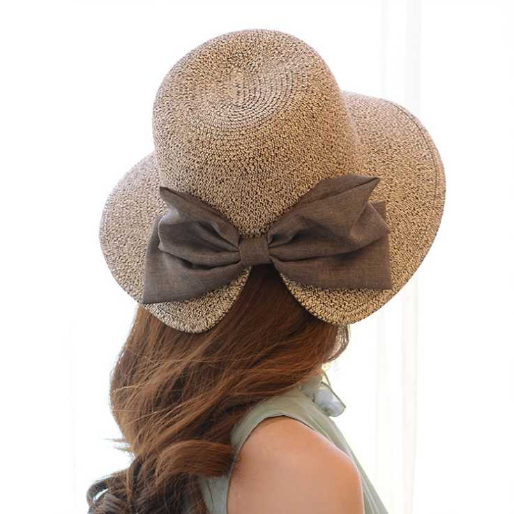 New Fashion Women Lady Foldable Roll Up Sun Beach Wide Brim Straw Visor Hat Cap, Khaki
New Fashion Women Lady Foldable Roll Up Sun Beach Wide Brim Straw Visor Hat Cap, Khaki