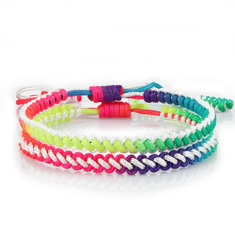 2pcs/set Rainbow Bracelets Set Hand Weave Braided Friendship Couples Bracelet Set Rope Chain For Men Women Wish Jewelry Gifts
2pcs/set Rainbow Bracelets Set Hand Weave Braided Friendship Couples Bracelet Set Rope Chain For Men Women Wish Jewelry Gifts