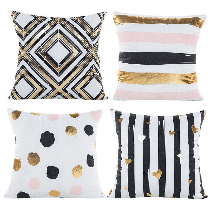 Square 4pcs Pillow Cover Geometric Simple Printed Pillowcase Peach Suede Modern Pillow Covers Home Decorative 27 Case, White
Square 4pcs Pillow Cover Geometric Simple Printed Pillowcase Peach Suede Modern Pillow Covers Home Decorative 27 Case, White