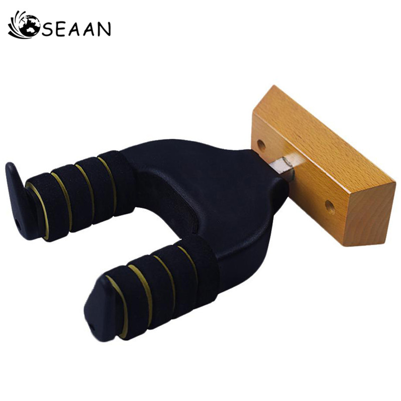 SEAAN Guitar Wall Mount Hanger Wood Plastic Gravity Auto Lock Durable Musical Instruments Holder Accessories
SEAAN Guitar Wall Mount Hanger Wood Plastic Gravity Auto Lock Durable Musical Instruments Holder Accessories