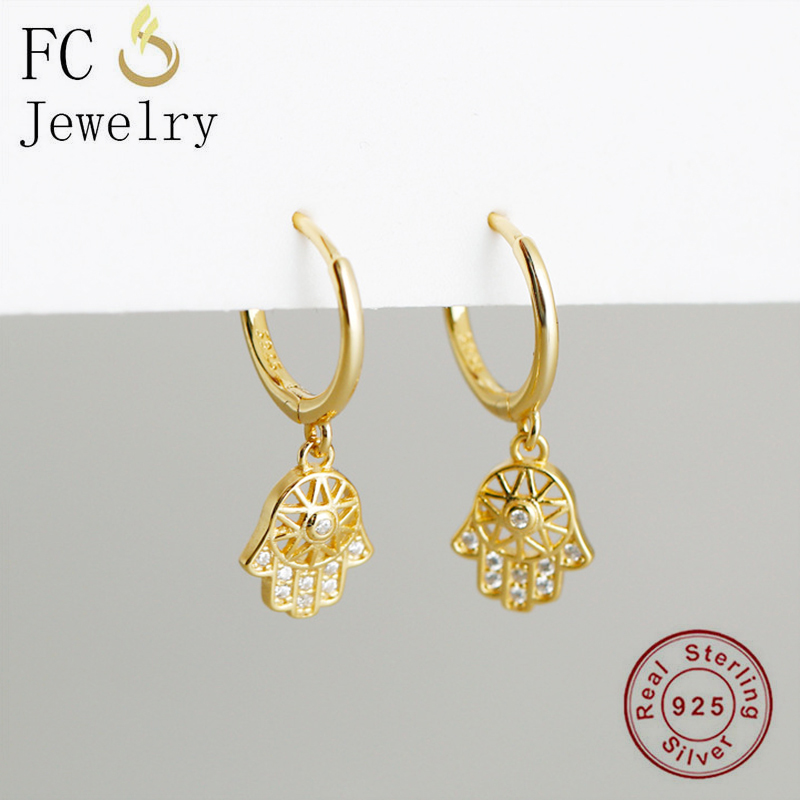 FC Jewelry 925 Silver Gold Dreamcatcher Fatima Hamsa Hand Hoop Earring Piercing Boucke Doreille For Women Hanger Pendientes 2020
FC Jewelry 925 Silver Gold Dreamcatcher Fatima Hamsa Hand Hoop Earring Piercing Boucke Doreille For Women Hanger Pendientes 2020
