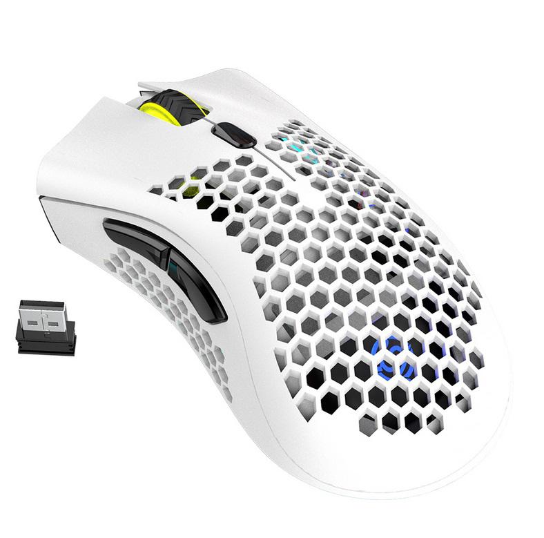 HobbyLane 2.4GHz Wireless Mouse USB Rechargeable 1600DPI Adjustable Hollow Out Honeycomb RGB Optical Mouse Gamer Mice
HobbyLane 2.4GHz Wireless Mouse USB Rechargeable 1600DPI Adjustable Hollow Out Honeycomb RGB Optical Mouse Gamer Mice
