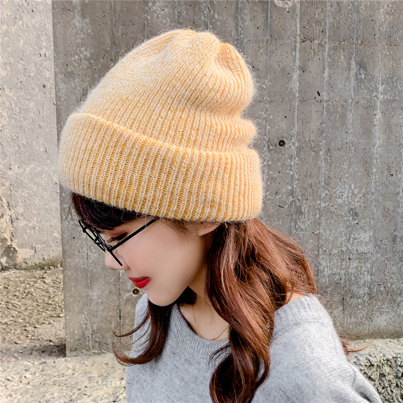 Wool knitted hat women's winter double-layer warmth Japanese wild pile hat woolen beanies black winter beanie, White
Wool knitted hat women's winter double-layer warmth Japanese wild pile hat woolen beanies black winter beanie, White