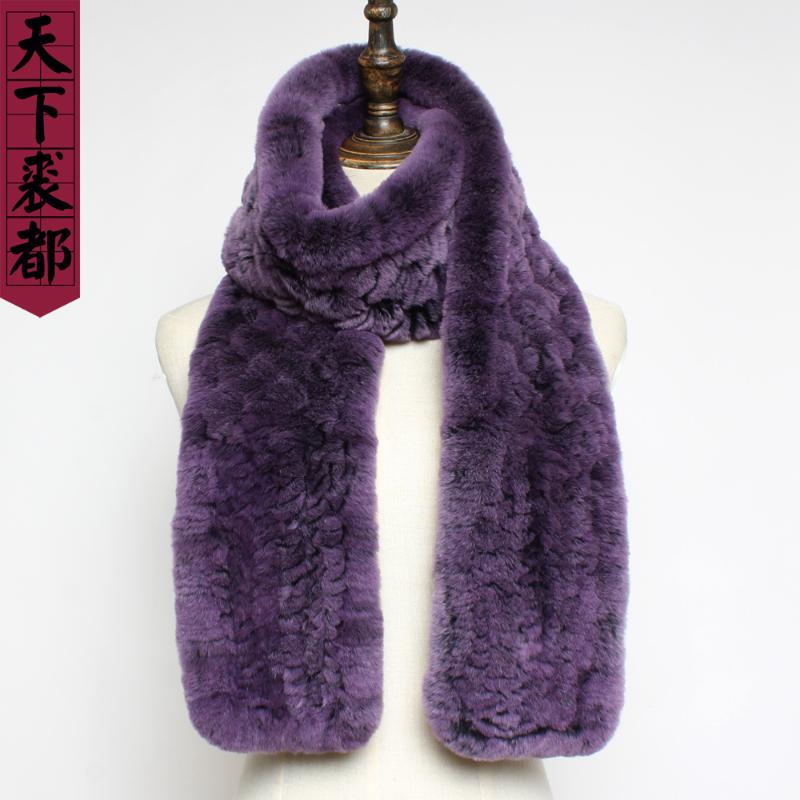 Winter Women Knitted Real Rex Fur Scarfs Lady Soft Warm 100% Natural Rex Fur Scarf Fashion Long Real Shawls
Winter Women Knitted Real Rex Fur Scarfs Lady Soft Warm 100% Natural Rex Fur Scarf Fashion Long Real Shawls