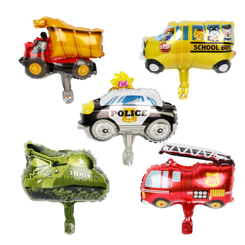 1pc mini tank Car Balloons Fire Truck Car Train school bus toys Children Gifts Birthday Party Decorations happy birthday kid toy
1pc mini tank Car Balloons Fire Truck Car Train school bus toys Children Gifts Birthday Party Decorations happy birthday kid toy