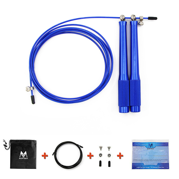 360 Degree Rotation Ball Bearing Speed Jump Rope Skipping Rope Aluminium Alloy Handle Fitness Equipment w/ Spare Free bag
360 Degree Rotation Ball Bearing Speed Jump Rope Skipping Rope Aluminium Alloy Handle Fitness Equipment w/ Spare Free bag