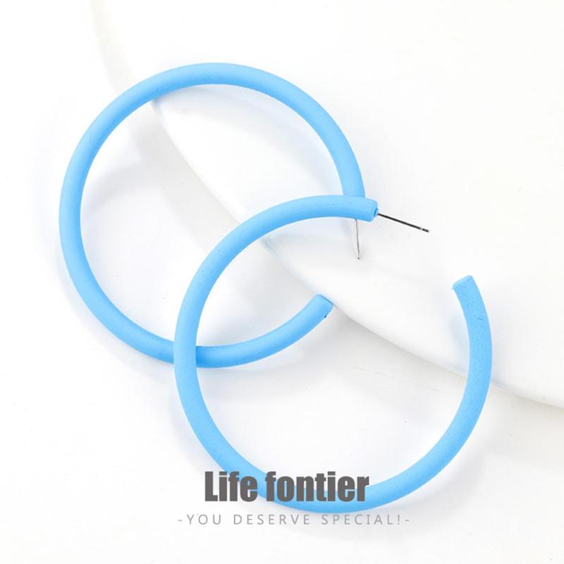 Lifefontier Hiphop Multicolor Big Circle Round Hoop Earrings Large Hoops Statement Earrings Fashion Jewelry Women Party Gift
Lifefontier Hiphop Multicolor Big Circle Round Hoop Earrings Large Hoops Statement Earrings Fashion Jewelry Women Party Gift