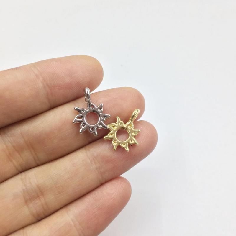 Eruifa Pretty 20pcs 12mm Sun Zinc alloy Women charms Wholesales necklace,earring bracelet jewelry DIY handmade 2 colors
Eruifa Pretty 20pcs 12mm Sun Zinc alloy Women charms Wholesales necklace,earring bracelet jewelry DIY handmade 2 colors