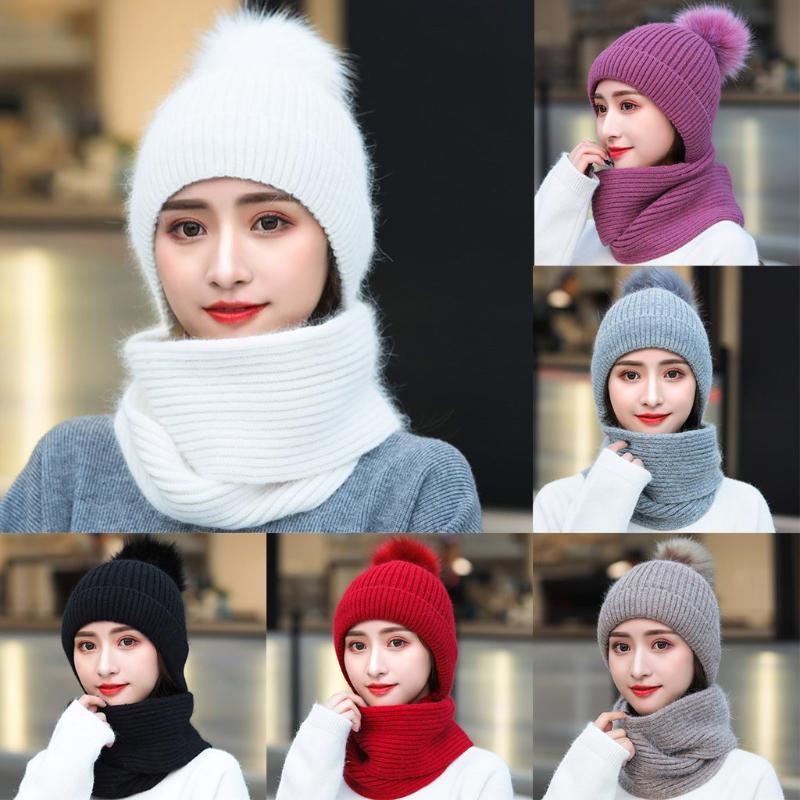 Winter Hat Women Bonnet New Fashion Scarf Solid Color Wrap Shawl Loop Scarves With Hat Autumn Winter Cap gorros mujer invierno
Winter Hat Women Bonnet New Fashion Scarf Solid Color Wrap Shawl Loop Scarves With Hat Autumn Winter Cap gorros mujer invierno