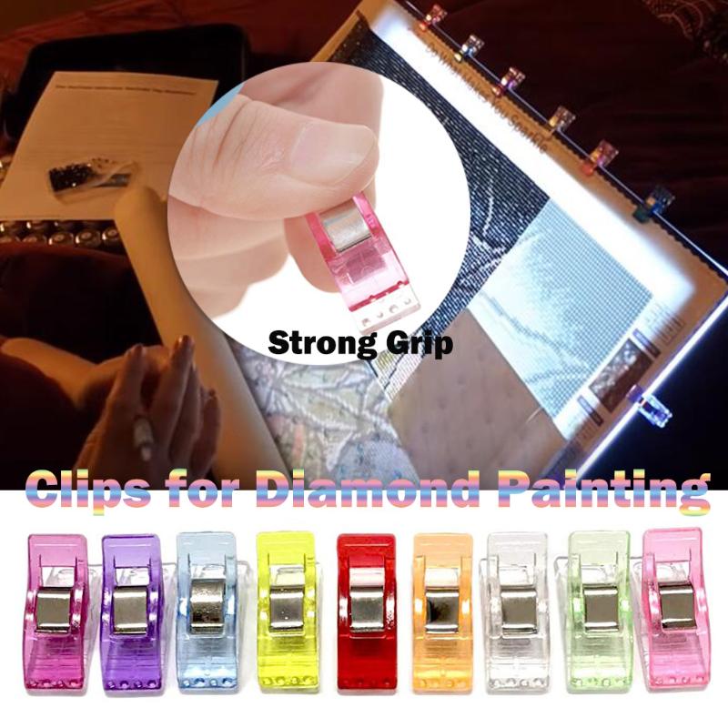 5D Diamond Painting Tools Multi Color Clips To Keep Painting Canvas Steady Cross Stitch Accessories Crafting Blinder Clips
5D Diamond Painting Tools Multi Color Clips To Keep Painting Canvas Steady Cross Stitch Accessories Crafting Blinder Clips