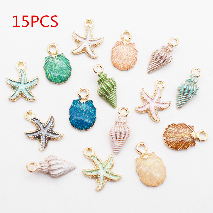 1pack Enamel Shell Charm Pendant Ocean Conch Charm Pendant DIY Bracelet Necklace Earring Jewelry Accessory DIY Craft
1pack Enamel Shell Charm Pendant Ocean Conch Charm Pendant DIY Bracelet Necklace Earring Jewelry Accessory DIY Craft