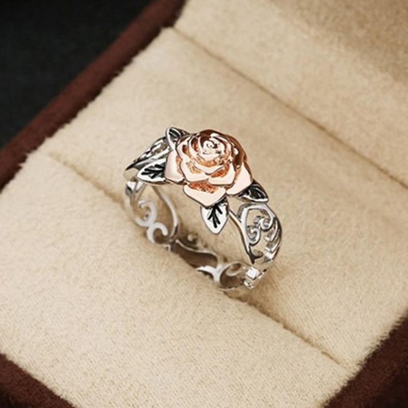 Rose Gold Flower Ring Vintage Style Birthday Gift Engagement Date Gift Engagement Wedding Ring Size 6-10
Rose Gold Flower Ring Vintage Style Birthday Gift Engagement Date Gift Engagement Wedding Ring Size 6-10