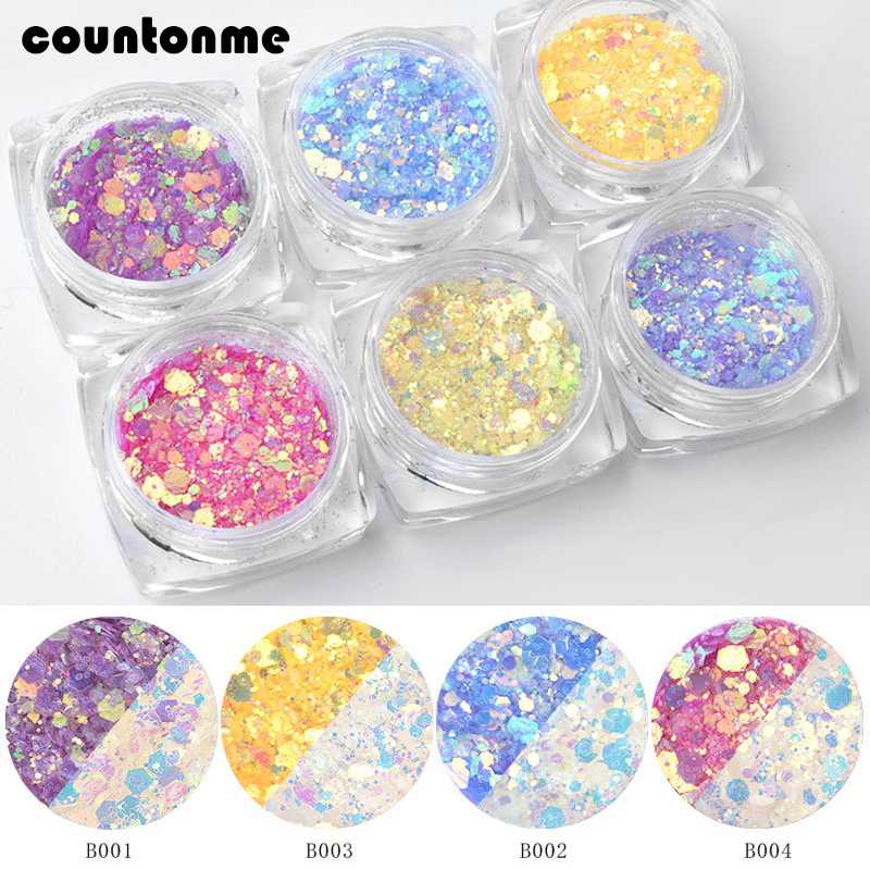 Holographic Nail Glitter Sequins Spangles For UV Gel Polish Colorful Sparkly Manicure DIY Nail Art 3D Decoration Dust Stickers
Holographic Nail Glitter Sequins Spangles For UV Gel Polish Colorful Sparkly Manicure DIY Nail Art 3D Decoration Dust Stickers