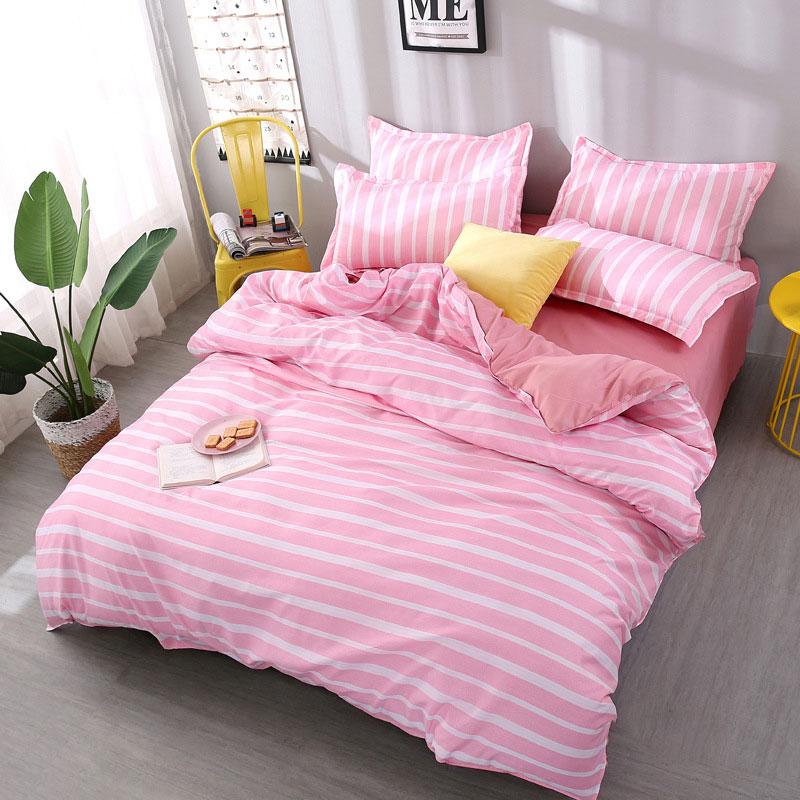 Geometric Stripe Printed Pink 4pcs Kid Bed Cover Set Cartoon Duvet Cover Bed Sheets and Pillowcases Comforter Bedding Set 61003, 2tj-61001-024
Geometric Stripe Printed Pink 4pcs Kid Bed Cover Set Cartoon Duvet Cover Bed Sheets and Pillowcases Comforter Bedding Set 61003, 2tj-61001-024