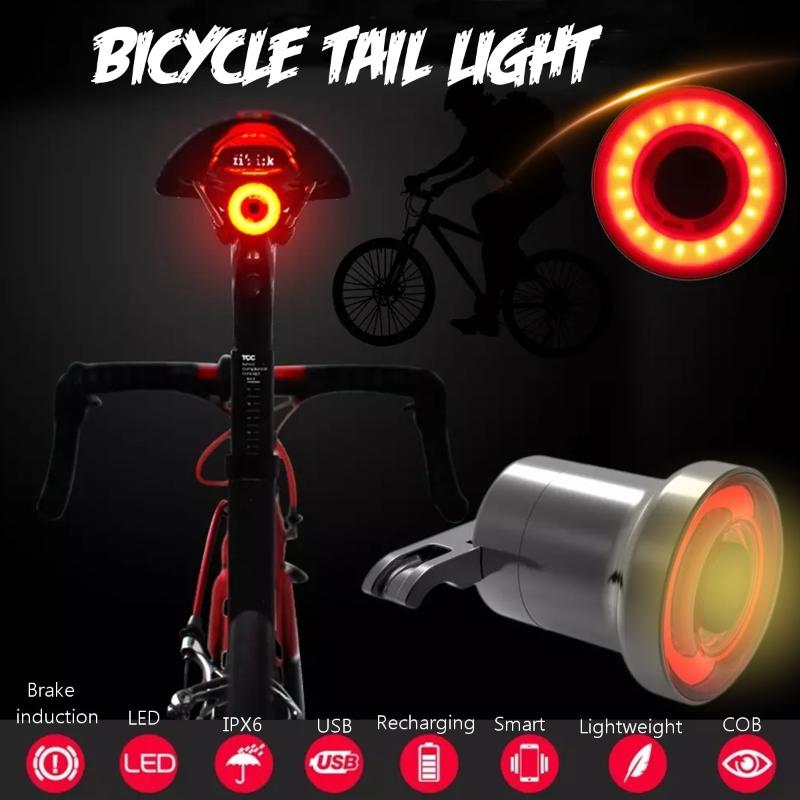 COB USB Rechargeable Bicycle Intelligent Sensing Light IPx6 Waterproof LED Charging Cycling Taillight Bike Rear Light Accessorie
COB USB Rechargeable Bicycle Intelligent Sensing Light IPx6 Waterproof LED Charging Cycling Taillight Bike Rear Light Accessorie