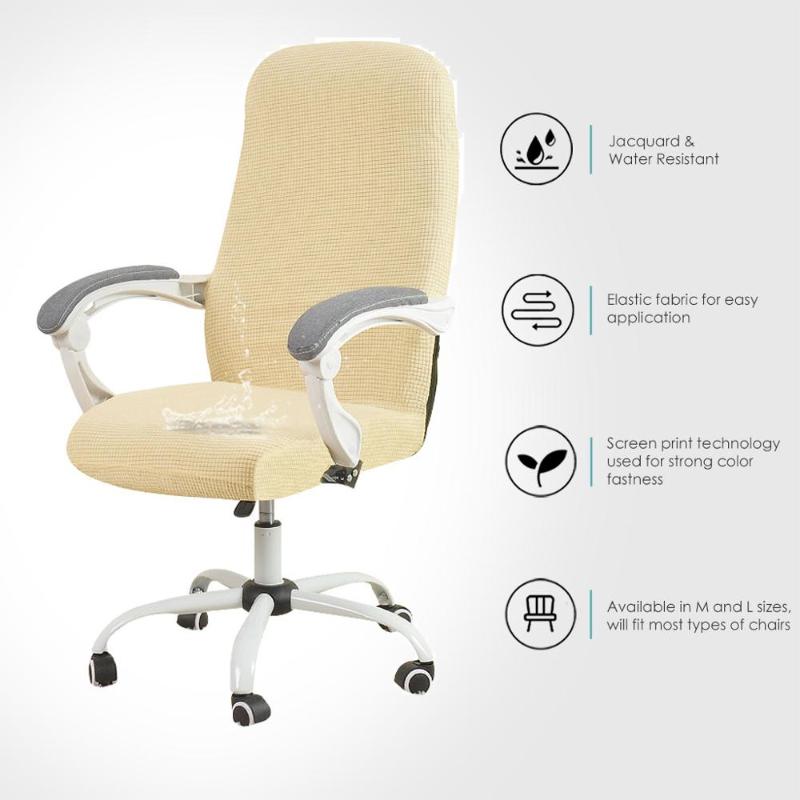 Computer Chair Cover Water Resistant Jacquard Slipcover for Office Armchair Elastic 1PC sillas de oficina
Computer Chair Cover Water Resistant Jacquard Slipcover for Office Armchair Elastic 1PC sillas de oficina