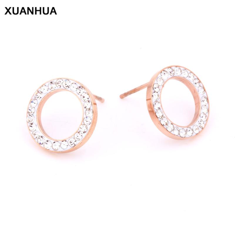 Stud XUANHUA Wholesale Stainless Steel Earrings For Women With Stones Brincos Earings Fashion Jewelry 2021
Stud XUANHUA Wholesale Stainless Steel Earrings For Women With Stones Brincos Earings Fashion Jewelry 2021