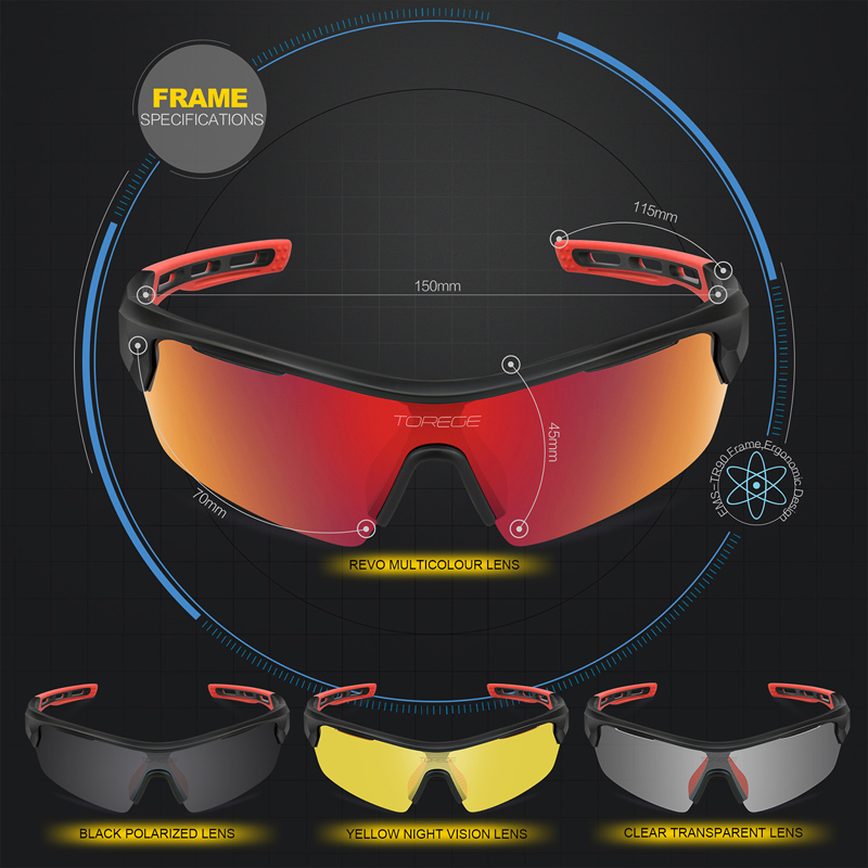 Polarized Sports Sunglasses With 4 Interchangeable Lenes for Men Women Running Driving Fishing Golf Baseball Brand Goggles
Polarized Sports Sunglasses With 4 Interchangeable Lenes for Men Women Running Driving Fishing Golf Baseball Brand Goggles