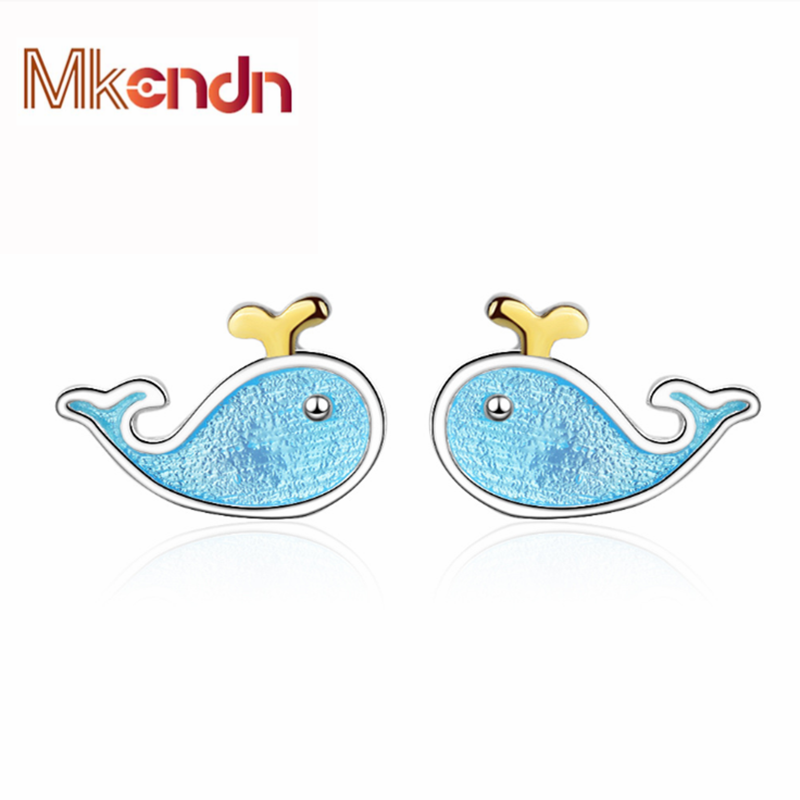 MKENDN Lovely Cartoon Blue Whale Earrings for Women Jewelry Animal Fish Stud Earrings Best Friend Zoe Gifts Brincos
MKENDN Lovely Cartoon Blue Whale Earrings for Women Jewelry Animal Fish Stud Earrings Best Friend Zoe Gifts Brincos