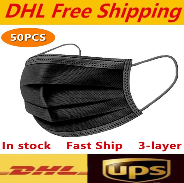 DHL UPS free shipping Black pink white Disposable Face Masks 3-Layer Protection Mask with Earloop Mouth Face Sanitary Outdoor Masks
DHL UPS free shipping Black pink white Disposable Face Masks 3-Layer Protection Mask with Earloop Mouth Face Sanitary Outdoor Masks