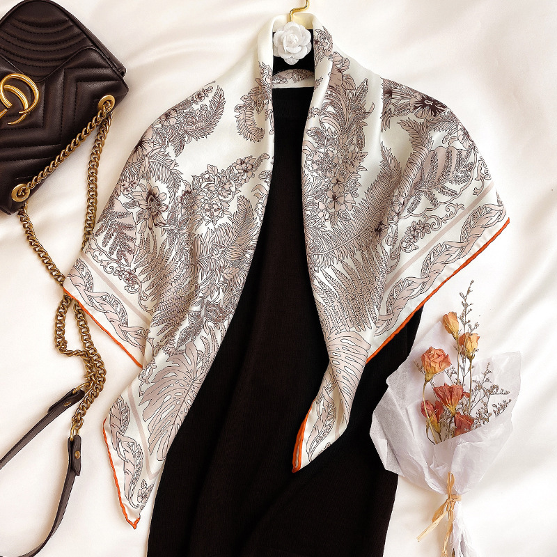 2020 Twill Silk Scarf Women Neck Headband Fashion Neckerchief Scarves Bandana Foulard Femme Hijab Poncho Shawls 
2020 Twill Silk Scarf Women Neck Headband Fashion Neckerchief Scarves Bandana Foulard Femme Hijab Poncho Shawls