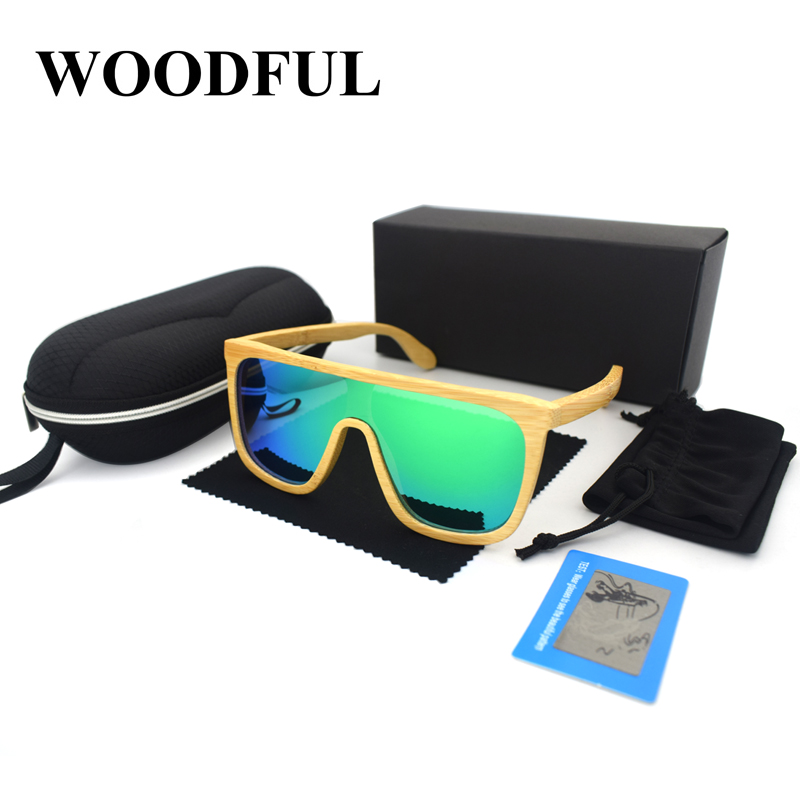 Woodful Natural Bamboo Sun Glasses Wooden Sunglasses Handmade Polarized Mirror Flat Coating Lenses Eyewear With Gift Box
Woodful Natural Bamboo Sun Glasses Wooden Sunglasses Handmade Polarized Mirror Flat Coating Lenses Eyewear With Gift Box