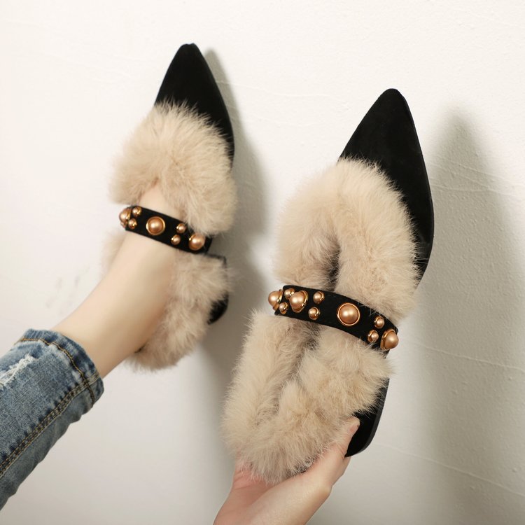 Shoes Female 2020 Autumn and Winter New Women's Shoes Shallow Mouth Real Hair Side with Non-slip Warm Tip Fashion Women's Boots, Red
Shoes Female 2020 Autumn and Winter New Women's Shoes Shallow Mouth Real Hair Side with Non-slip Warm Tip Fashion Women's Boots, Red