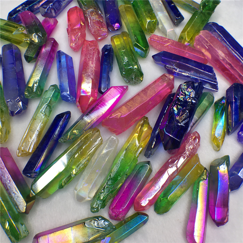 beautiful natural aura quartz crystal points aura coating crystal wands quartz rock healing points for sale
beautiful natural aura quartz crystal points aura coating crystal wands quartz rock healing points for sale