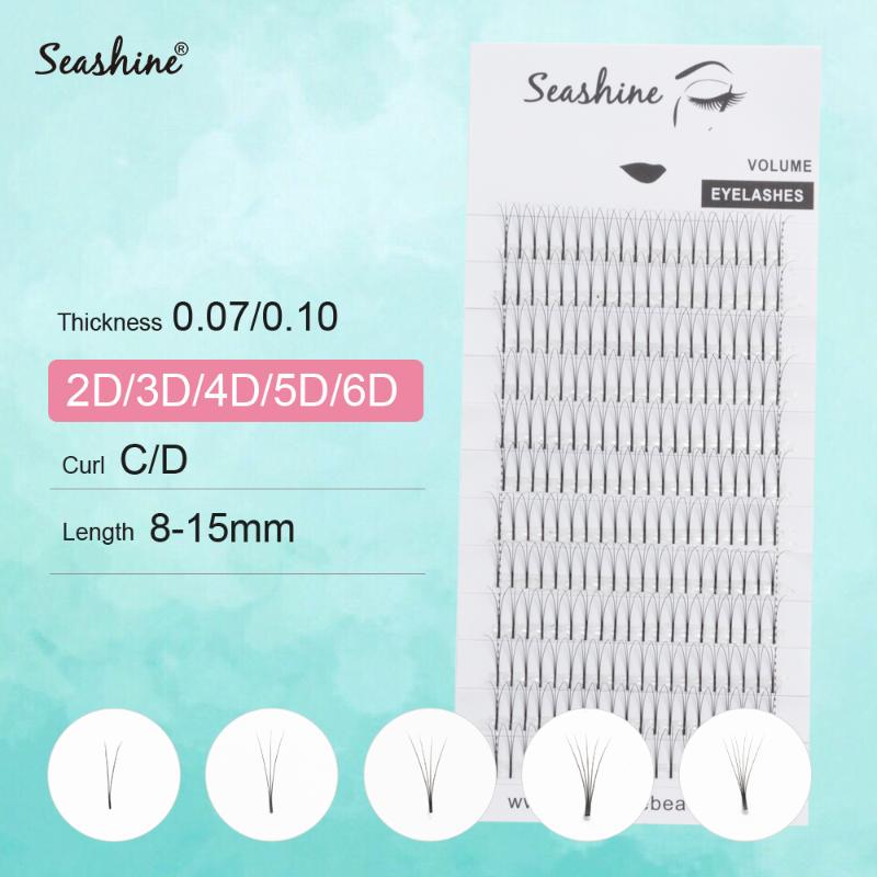 Seashine Long Stem Lashes 2D/3D/4D/5D/6D Hand-Made Lashes Faux Mink Russian Volume Fans Eyelashes Extension
Seashine Long Stem Lashes 2D/3D/4D/5D/6D Hand-Made Lashes Faux Mink Russian Volume Fans Eyelashes Extension