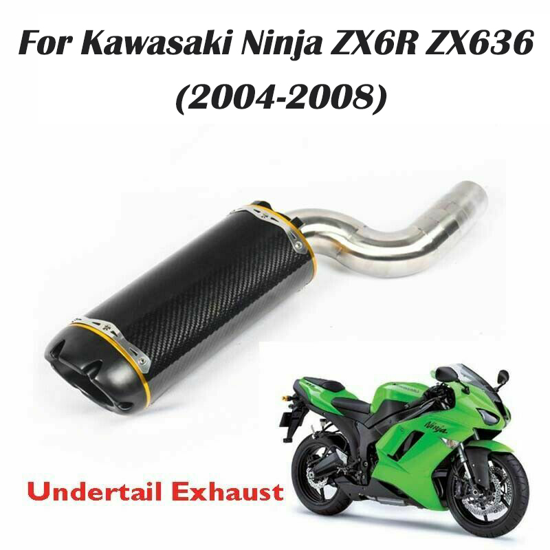 Crabon Fiber Motorcycle Exhaust Tip Muffler Mid Link Pipe Escape Moto Slip on For Ninja ZX6R ZX636 2004-2008
Crabon Fiber Motorcycle Exhaust Tip Muffler Mid Link Pipe Escape Moto Slip on For Ninja ZX6R ZX636 2004-2008