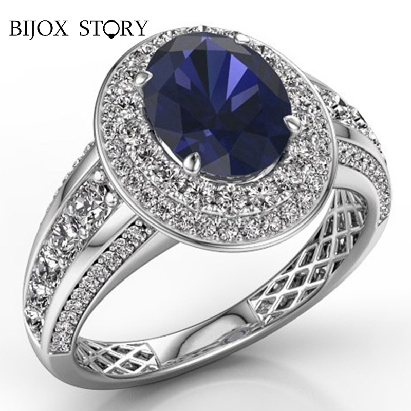 BIJOX STORY fashion 925 sterling silver charm ring with 7*9MM oval shape sapphire jewelry ring for women wedding party wholesale
BIJOX STORY fashion 925 sterling silver charm ring with 7*9MM oval shape sapphire jewelry ring for women wedding party wholesale