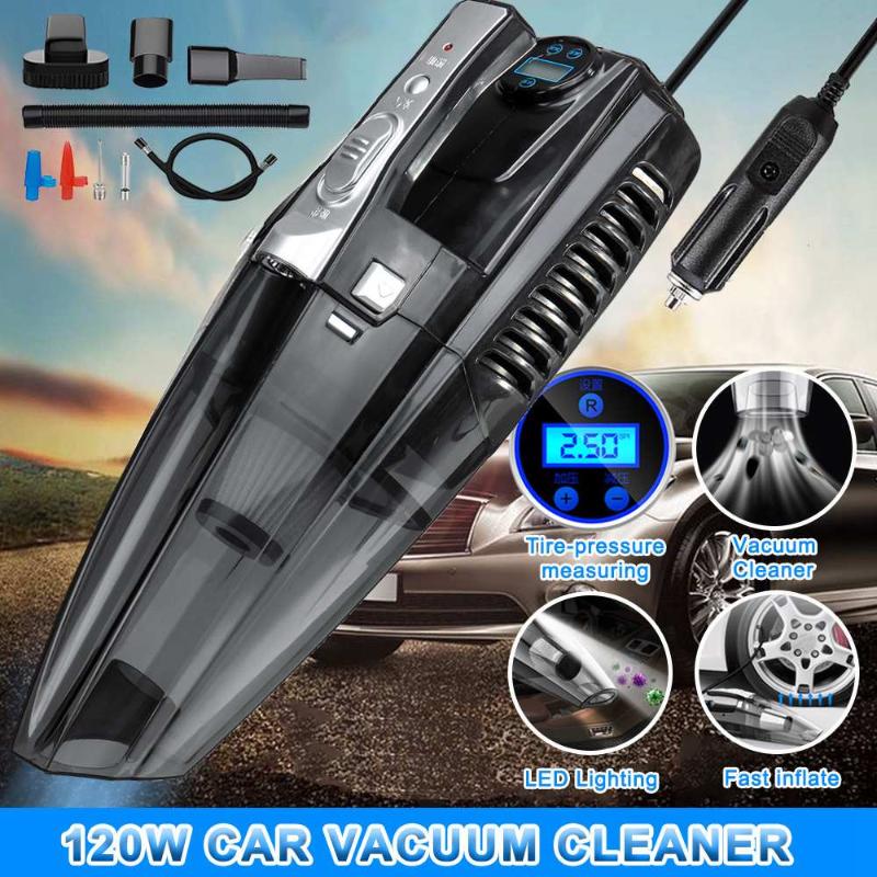 4 in 1 Multi Function Car Vacuum Cleaner Inflatable Pump 120Wwith Digital Display Portable Dual Use Car Auto Air Compressor
4 in 1 Multi Function Car Vacuum Cleaner Inflatable Pump 120Wwith Digital Display Portable Dual Use Car Auto Air Compressor