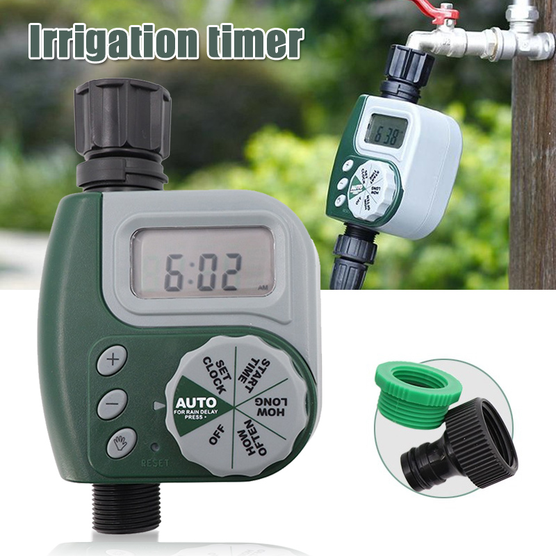 Outdoor Irrigation Controller with Large Digital Display Automatic Plant Watering Timer Kit for Garden Lawn Farm Tool
Outdoor Irrigation Controller with Large Digital Display Automatic Plant Watering Timer Kit for Garden Lawn Farm Tool