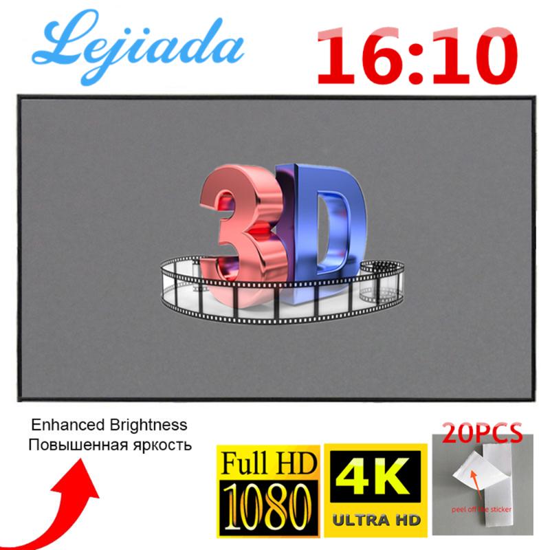 LEJIADA Projector Screen30 50 60 72 84 100 120inch 16:10 4K HD Foldable Portable Projection Movies Screen Theater Outdoor Indoor
LEJIADA Projector Screen30 50 60 72 84 100 120inch 16:10 4K HD Foldable Portable Projection Movies Screen Theater Outdoor Indoor