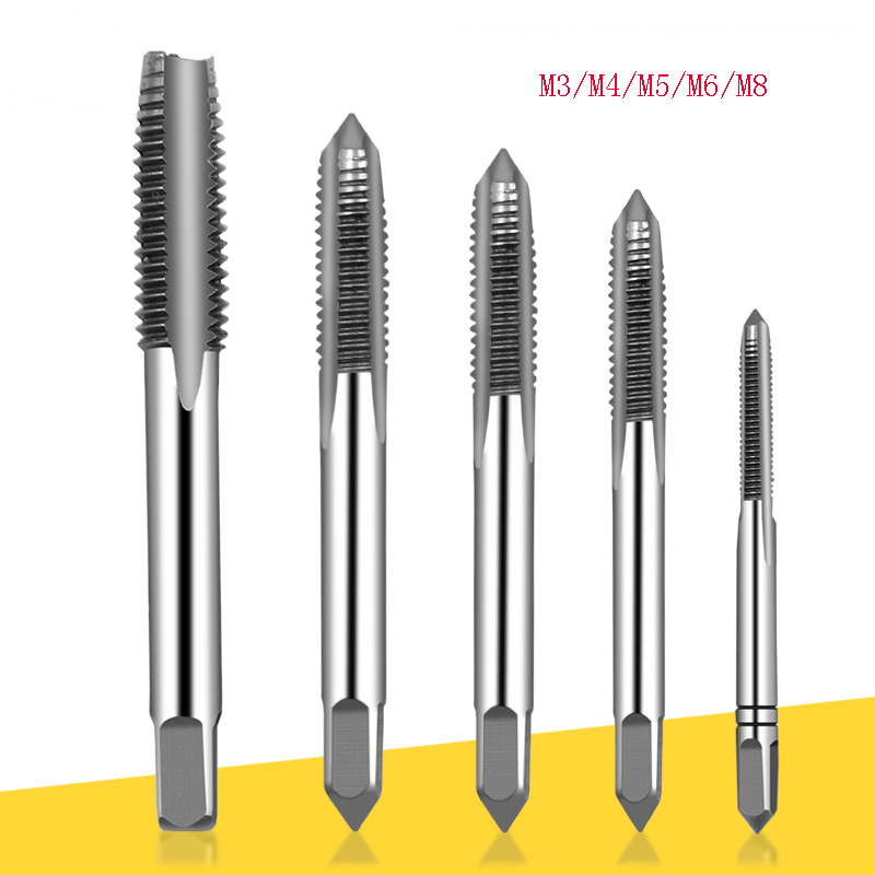 5pcs Hss Machine Screw Thread Metric Plug Tap Screw Taps 3mm 4mm 5mm 6mm 8mm M3-M8 Set Kit Thread Tap Drill M3 M4 M5 M6 M8
5pcs Hss Machine Screw Thread Metric Plug Tap Screw Taps 3mm 4mm 5mm 6mm 8mm M3-M8 Set Kit Thread Tap Drill M3 M4 M5 M6 M8