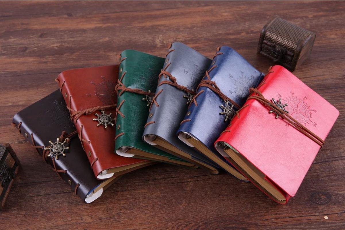 2pcs Classic Vintage Leather Kraft Paper Notebooks and Journals Copper Plated Sea Anchor Travel Sketchbook Pirate Diary Notebook
2pcs Classic Vintage Leather Kraft Paper Notebooks and Journals Copper Plated Sea Anchor Travel Sketchbook Pirate Diary Notebook