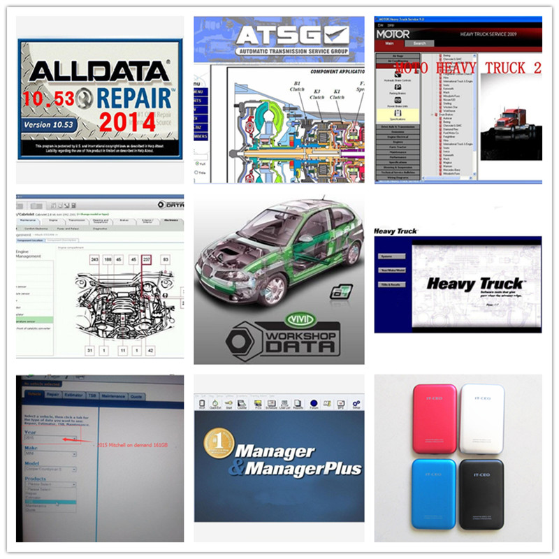 All data Mit-chell ondemand 2020 + Alldata v10.53 auto repair software + ATSG +ElsaWin 5.2 Manager with 47 software in 1TB HDD
All data Mit-chell ondemand 2020 + Alldata v10.53 auto repair software + ATSG +ElsaWin 5.2 Manager with 47 software in 1TB HDD