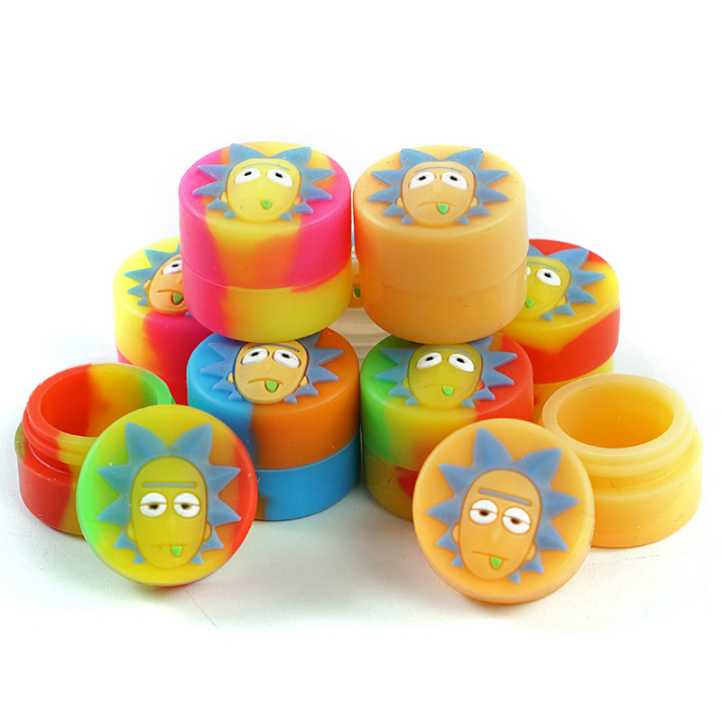 2ML Round rick and morty Silicone Container Jars Dabs wax containers dry herb FDA Silicone containers Box Vaporizer for concentrate wax oil
2ML Round rick and morty Silicone Container Jars Dabs wax containers dry herb FDA Silicone containers Box Vaporizer for concentrate wax oil