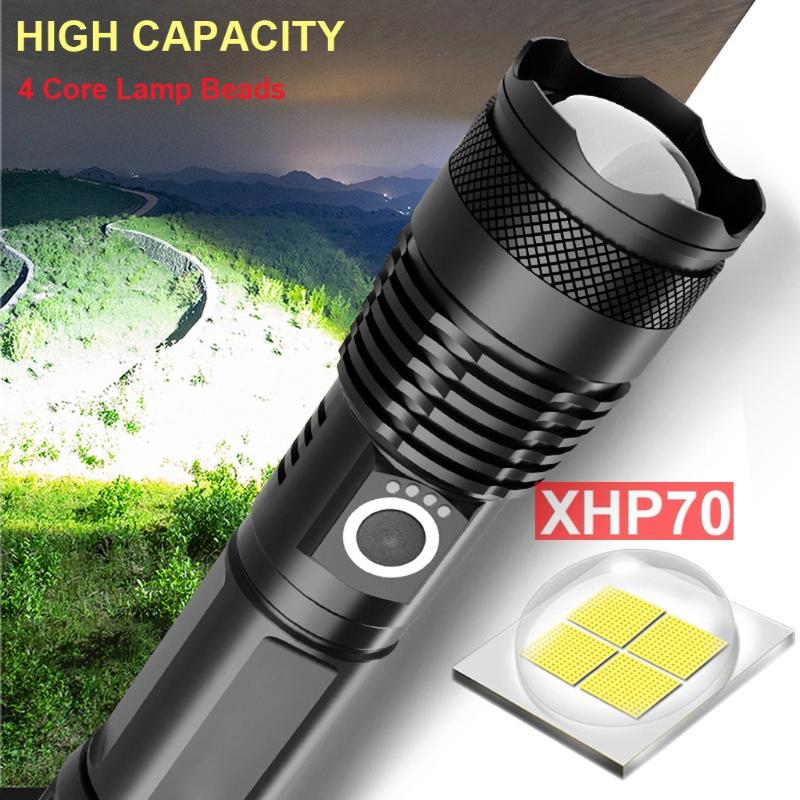 120000 Lumens XLamp XHP70.2 Most Powerful LED USB Zoom Torch XHP70 XHP50 18650 26650 Rechargeable Battery
120000 Lumens XLamp XHP70.2 Most Powerful LED USB Zoom Torch XHP70 XHP50 18650 26650 Rechargeable Battery