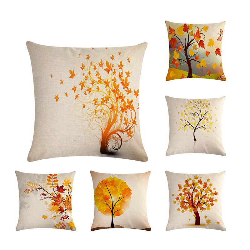 Nordic Autumn Yellow Leaf Sycamore Leaves Decorative Pillows Sofa Cotton Linen Cushion Cover Home Decor Pillow Cover 45x45 ZY592, Zy59202 
Nordic Autumn Yellow Leaf Sycamore Leaves Decorative Pillows Sofa Cotton Linen Cushion Cover Home Decor Pillow Cover 45x45 ZY592, Zy59202