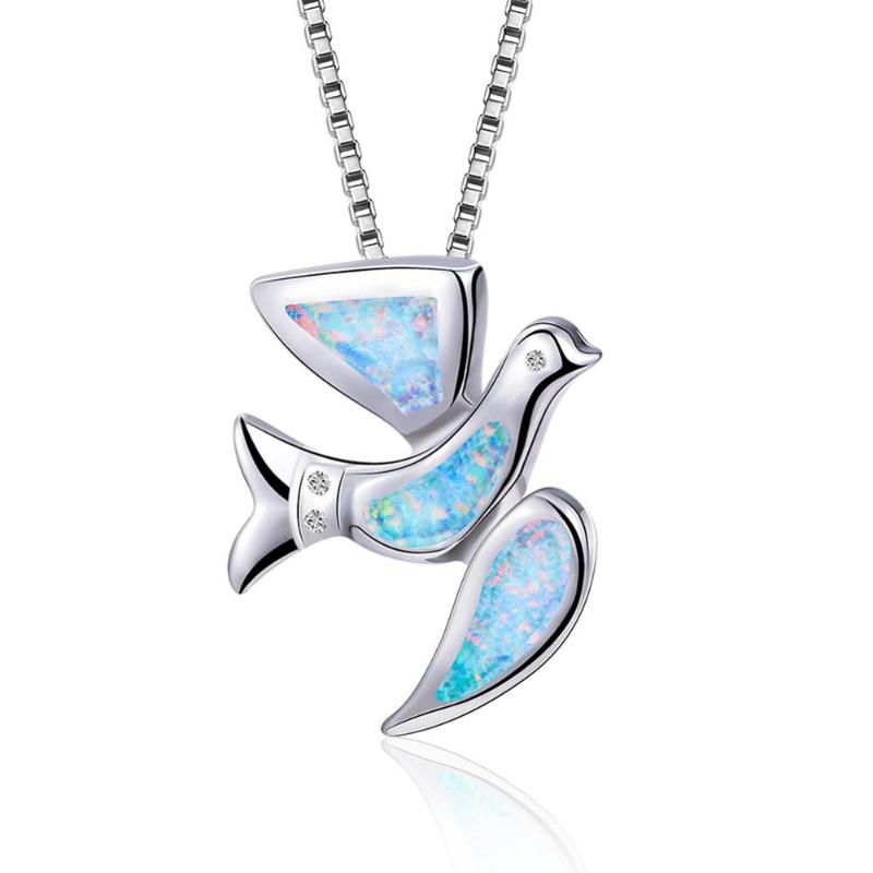 Opal Peace Dove Necklace for Women 2020 Jewelry Simple Holiday Gift Light Luxury Fashion Animal Necklace 
Opal Peace Dove Necklace for Women 2020 Jewelry Simple Holiday Gift Light Luxury Fashion Animal Necklace