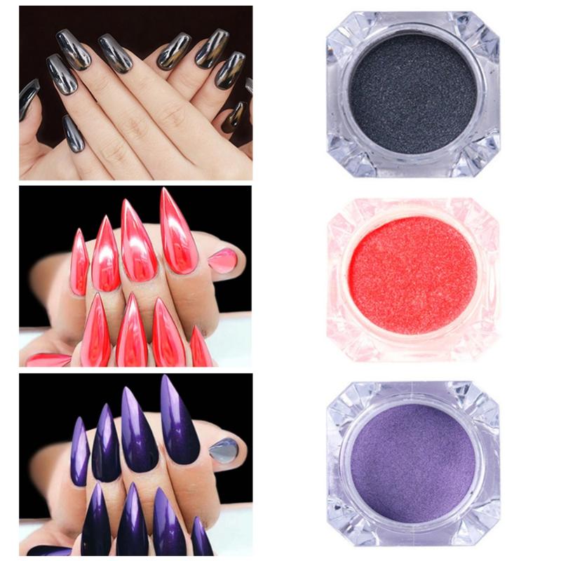 1 Box Mirror Black Red Purple Nail Glitter Powder Shining Nail Art Chrome Pigment Manicure Decorations #260785
1 Box Mirror Black Red Purple Nail Glitter Powder Shining Nail Art Chrome Pigment Manicure Decorations #260785