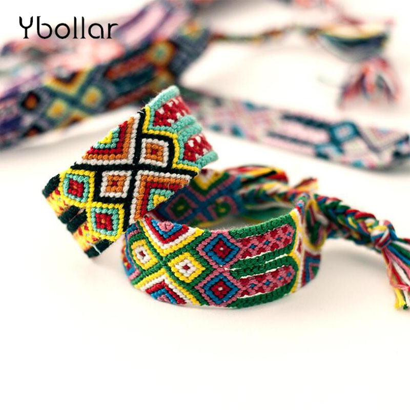 2.8cm Wide Boho Woven Braided Friendship Bracelet Handmade Brazilian String Cotton Cord Surf Bangle Men Women Ethnic Jewelry
2.8cm Wide Boho Woven Braided Friendship Bracelet Handmade Brazilian String Cotton Cord Surf Bangle Men Women Ethnic Jewelry