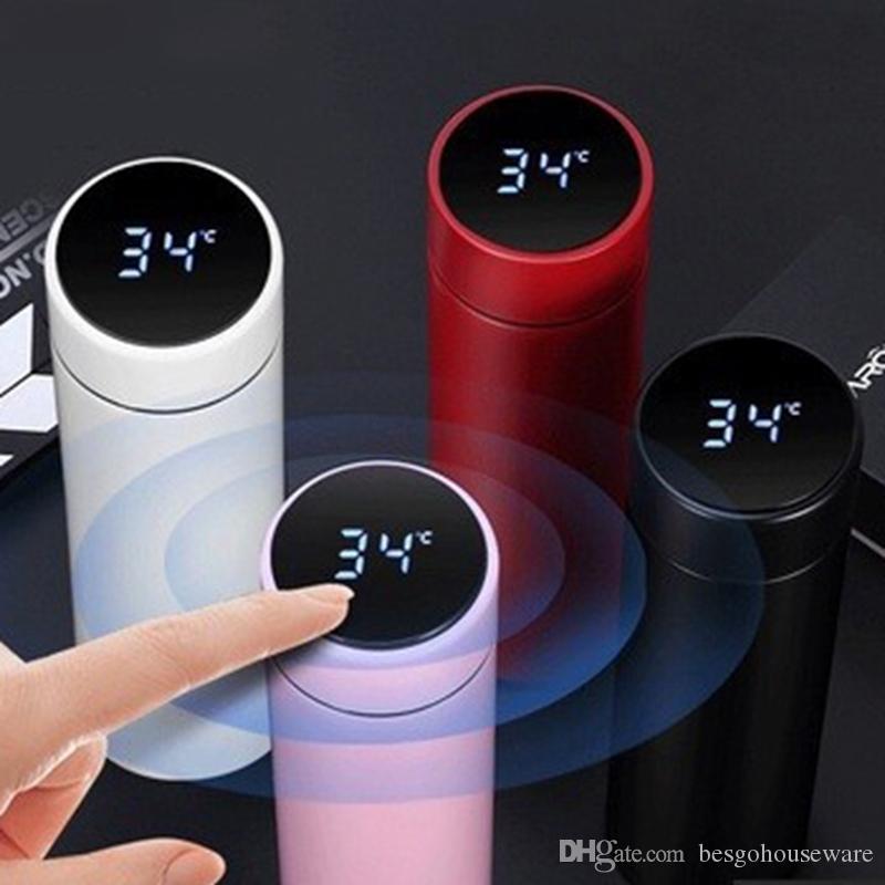 New Fashion Smart Mug Temperature Display Vacuum Stainless Steel Water Bottle Kettle Thermos Cup With LCD Touch Screen Gift Cup BH3715 DBC
New Fashion Smart Mug Temperature Display Vacuum Stainless Steel Water Bottle Kettle Thermos Cup With LCD Touch Screen Gift Cup BH3715 DBC