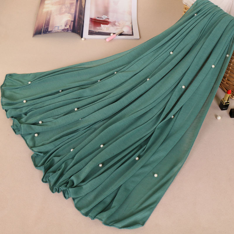 Woman Maxi Plain Pearl Beads Jersey Hijab Scarf Polyester Cotton Shawl Snood Muslim Sjaal Head Wrap Solid Foulard Stole 180*80Cm
Woman Maxi Plain Pearl Beads Jersey Hijab Scarf Polyester Cotton Shawl Snood Muslim Sjaal Head Wrap Solid Foulard Stole 180*80Cm