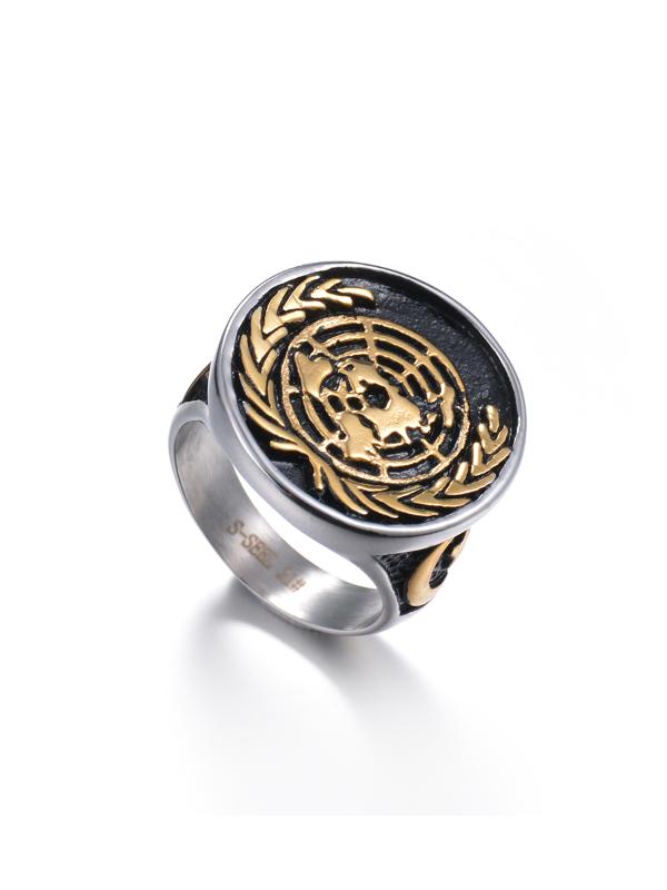 United Nations Emblem World Peace 316L Stainless Steel Ring Biker Gold Color Band Party Vintage Faith Amulet Mens Ring
United Nations Emblem World Peace 316L Stainless Steel Ring Biker Gold Color Band Party Vintage Faith Amulet Mens Ring