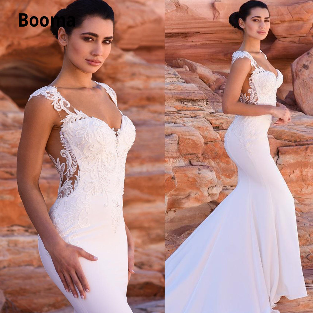Booma Beach Wedding Dresses Mermaid Country 2020 Sexy Sleeveless Beads Satin Wedding Gown Illusion Tulle Bridal Gowns Long Tail, Customize color
Booma Beach Wedding Dresses Mermaid Country 2020 Sexy Sleeveless Beads Satin Wedding Gown Illusion Tulle Bridal Gowns Long Tail, Customize color