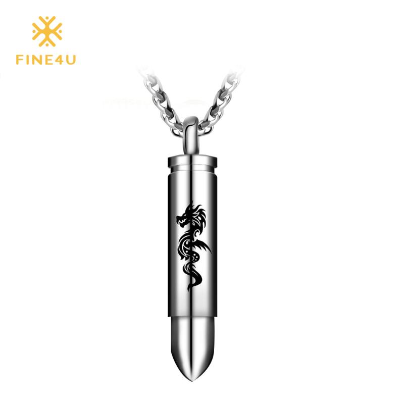 2020 New FINE4U N032 Pendant Necklace For Men Gift 316L Stainless Steel Memorial Necklace With Dragon Pattern
2020 New FINE4U N032 Pendant Necklace For Men Gift 316L Stainless Steel Memorial Necklace With Dragon Pattern